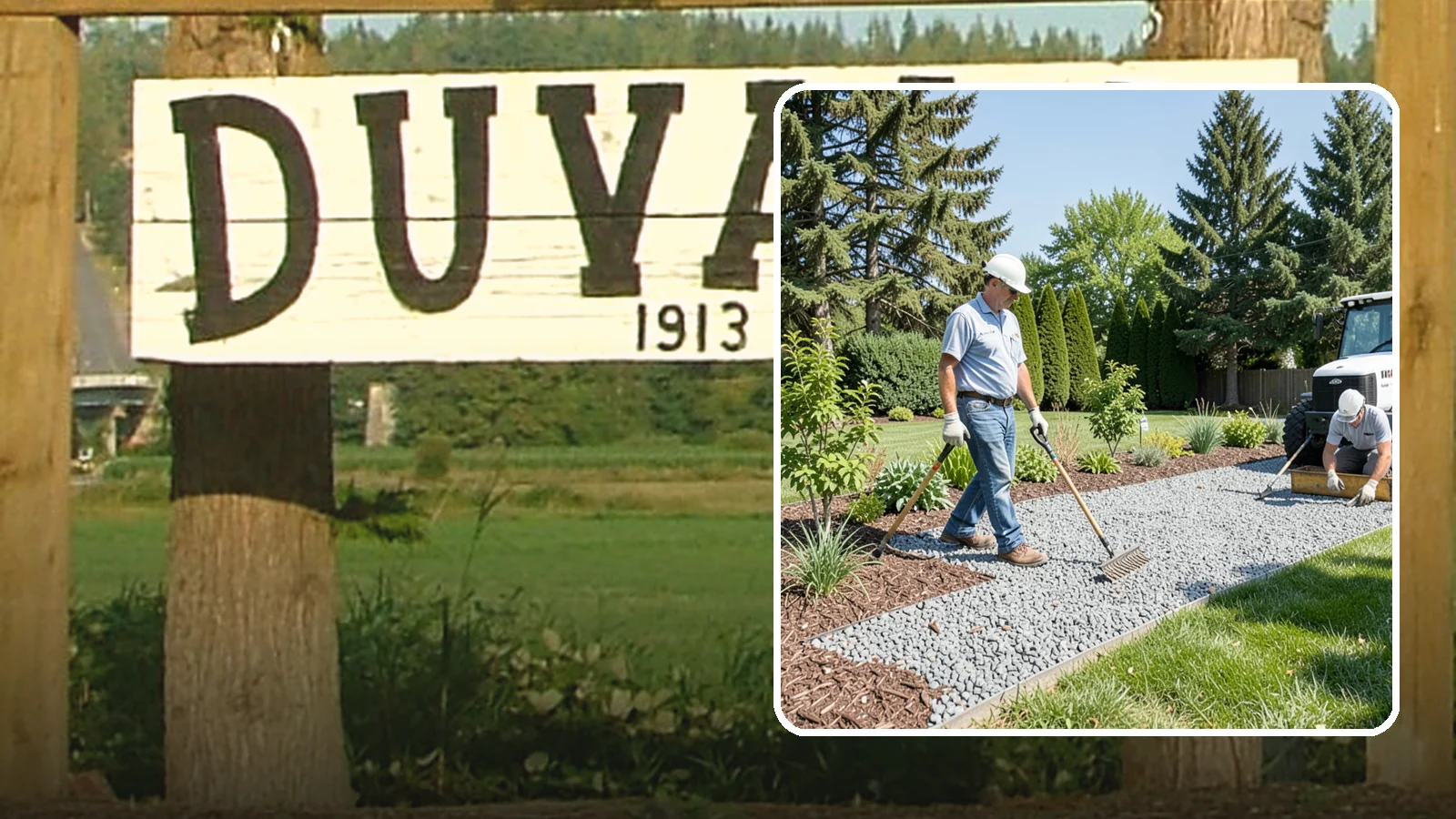 Gravel Mulch Installation in Duvall, King County, WA - We install decorative gravel mulch for a clean, permanent ground cover that never needs annual replacement.