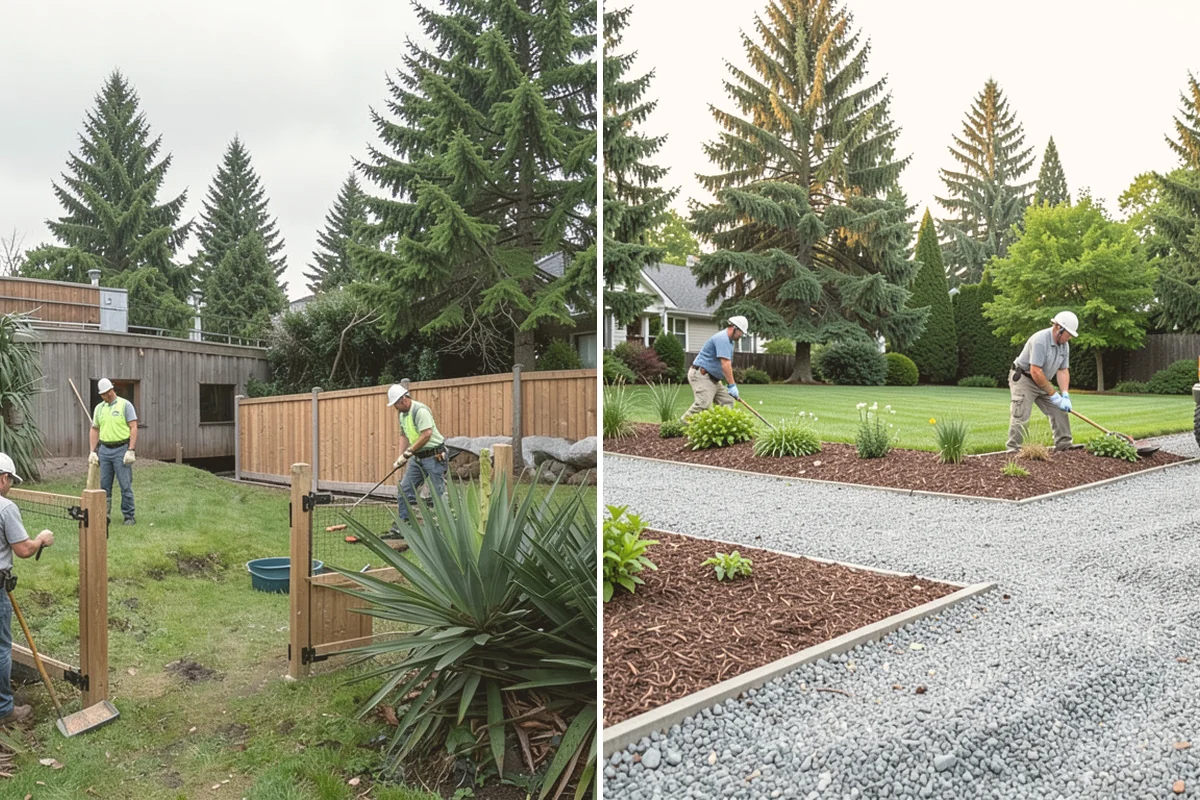 Gravel Mulch Installation in Eatonville, Pierce County, WA - Review the design and select stone size and color for the space