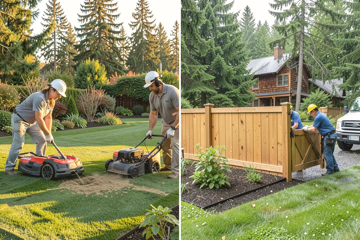 Gravel Mulch Installation in Edgewood, Pierce County, WA - Review the design and select stone size and color for the space