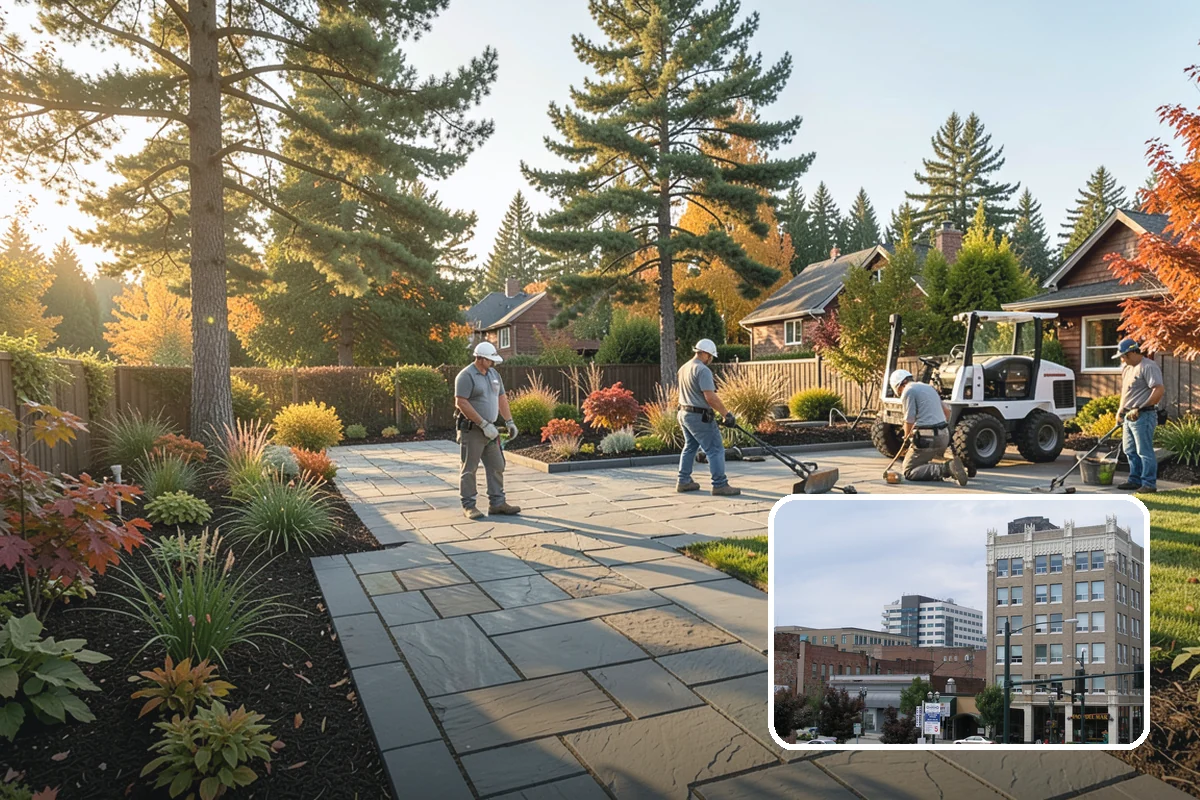 Gravel Mulch Installation in Everett, Snohomish County, WA - Permanent ground cover that never needs yearly replacement
