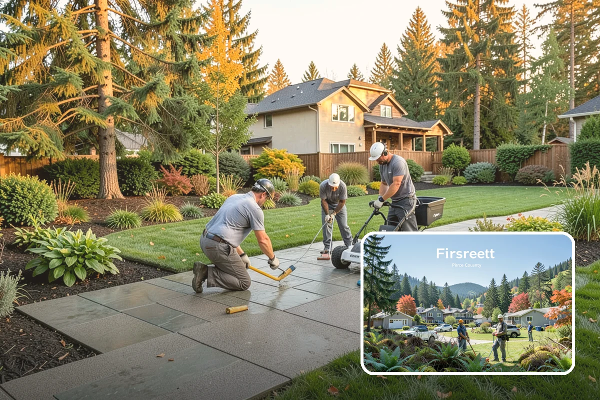 Gravel Mulch Installation in Fircrest, Pierce County, WA - Permanent ground cover that never needs yearly replacement