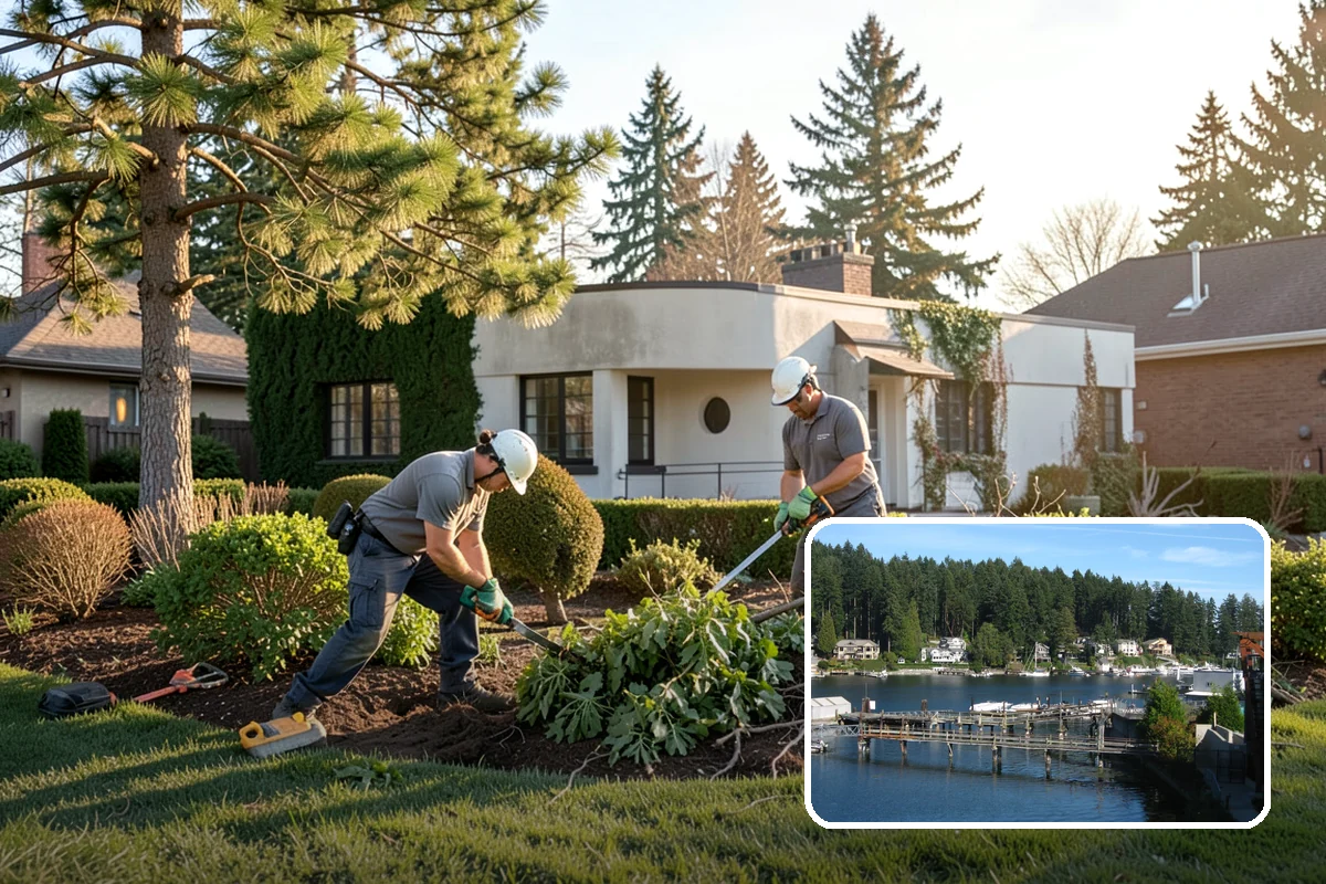 Gravel Mulch Installation in Gig Harbor, Pierce County, WA - Permanent ground cover that never needs yearly replacement