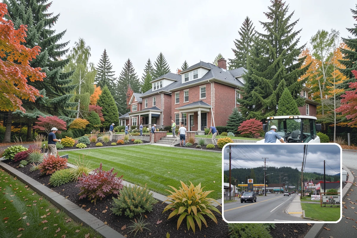 Gravel Mulch Installation in Granite Falls, Snohomish County, WA - Permanent ground cover that never needs yearly replacement