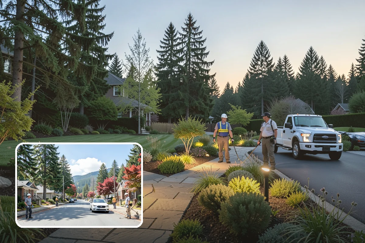 Gravel Mulch Installation in Hunts Point, King County, WA - Permanent ground cover that never needs yearly replacement