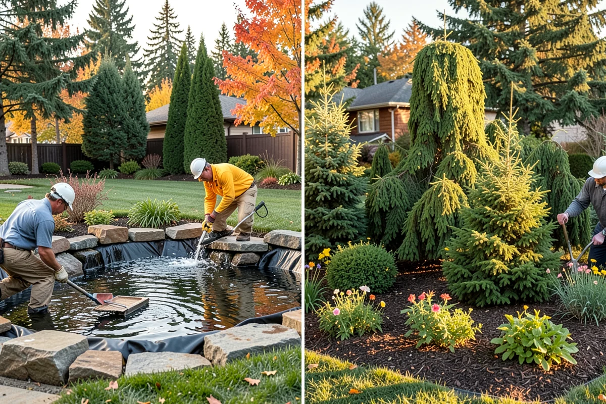 Gravel Mulch Installation in Hunts Point, King County, WA - Review the design and select stone size and color for the space