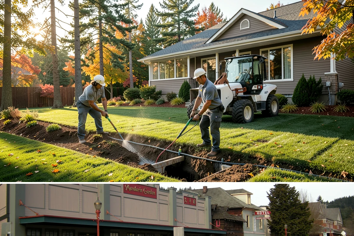 Gravel Mulch Installation in Issaquah, King County, WA - Gravel can be installed any time of year, but dry summer windows in the Northwest make grading and fabric work cleaner and faster.