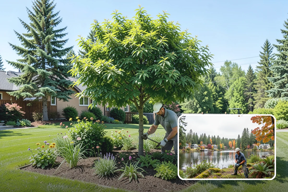 Gravel Mulch Installation in La Conner, Skagit County, WA - Permanent ground cover that never needs yearly replacement