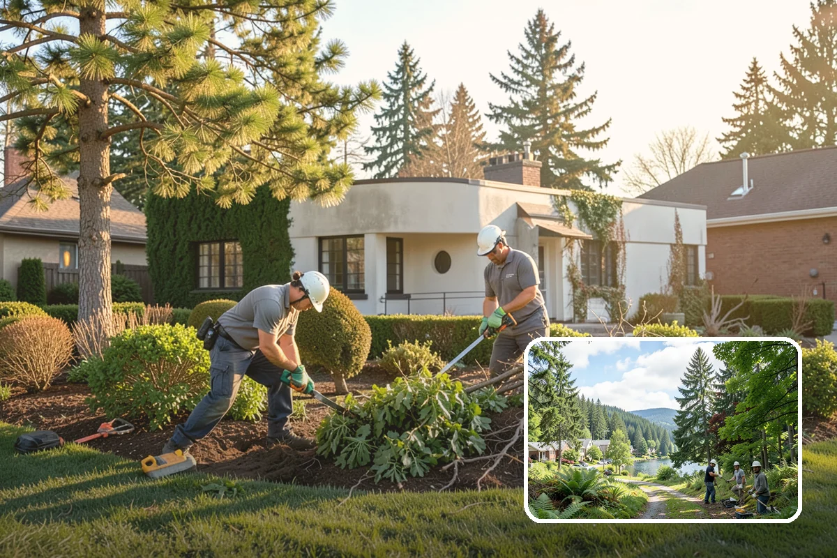 Gravel Mulch Installation in Lake Forest Park, King County, WA - Permanent ground cover that never needs yearly replacement