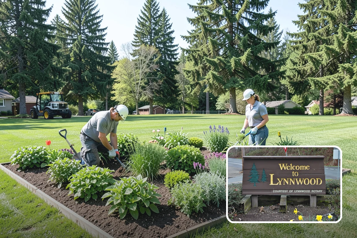 Gravel Mulch Installation in Lynnwood, Snohomish County, WA - Permanent ground cover that never needs yearly replacement