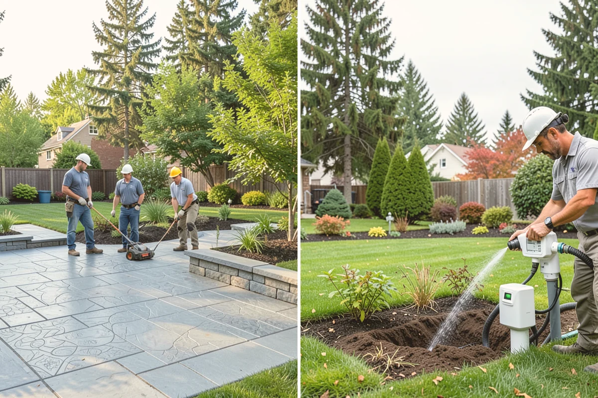 Gravel Mulch Installation in Lynnwood, Snohomish County, WA - Review the design and select stone size and color for the space