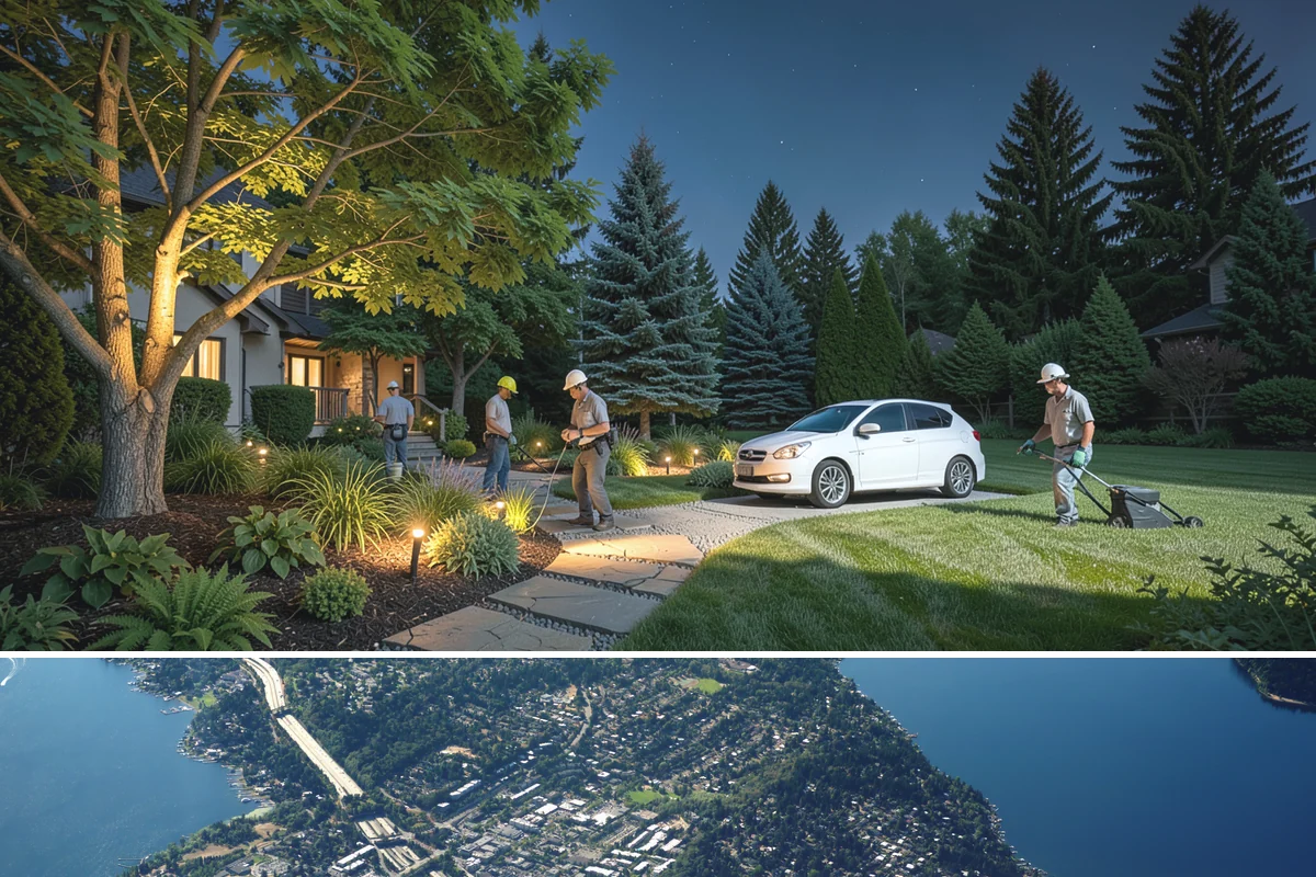 Gravel Mulch Installation in Mercer Island, King County, WA - Gravel can be installed any time of year, but dry summer windows in the Northwest make grading and fabric work cleaner and faster.