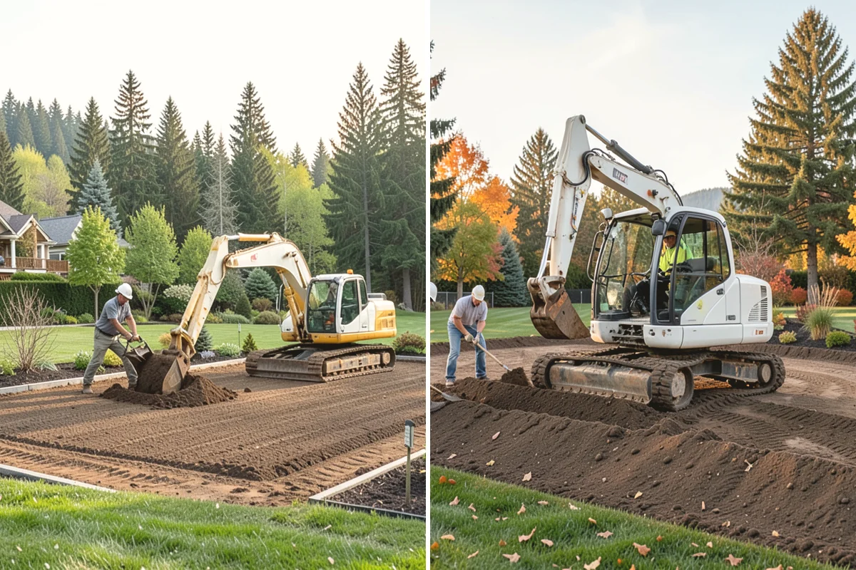Gravel Mulch Installation in Monroe, Snohomish County, WA - Review the design and select stone size and color for the space