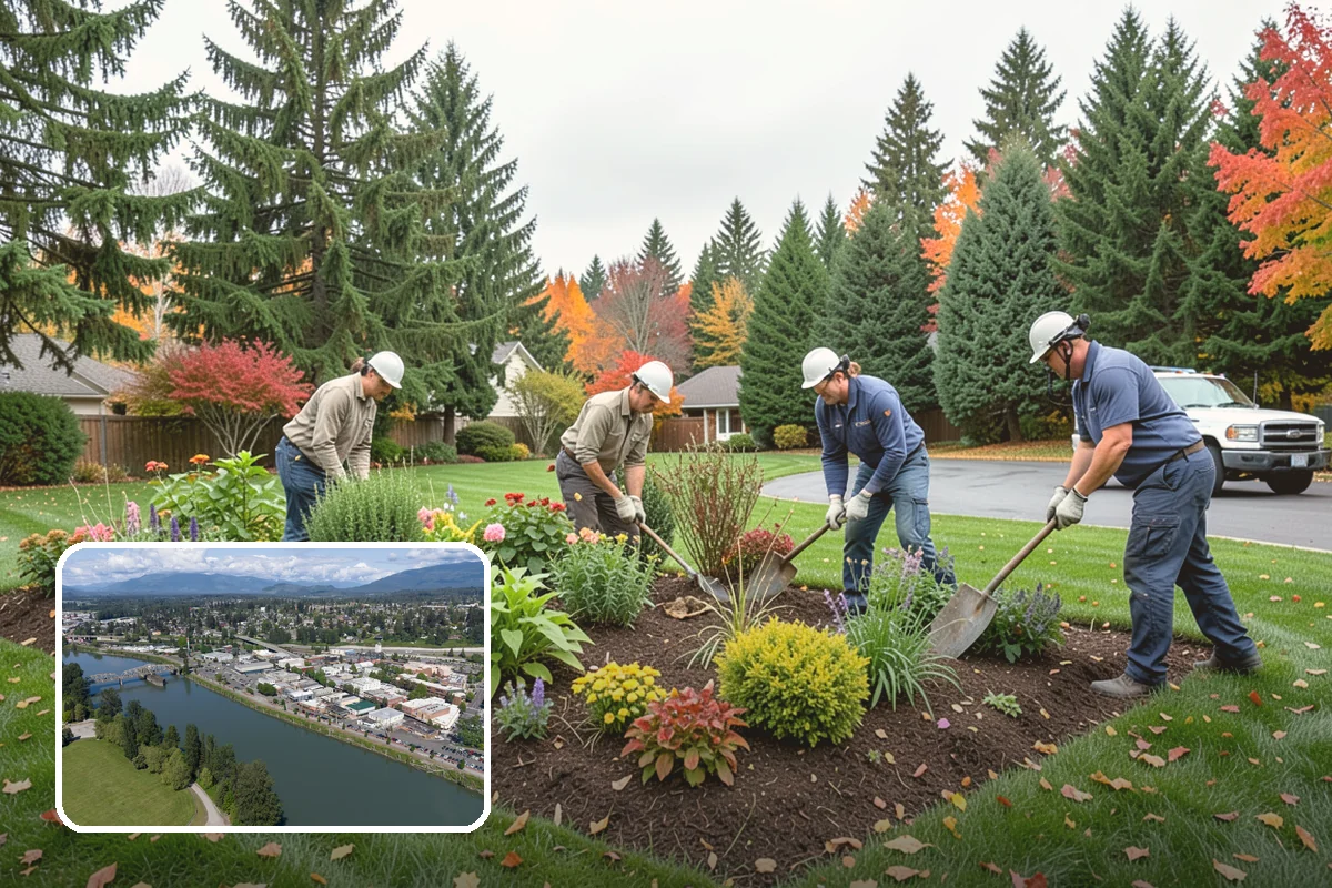 Gravel Mulch Installation in Mount Vernon, Skagit County, WA - Permanent ground cover that never needs yearly replacement