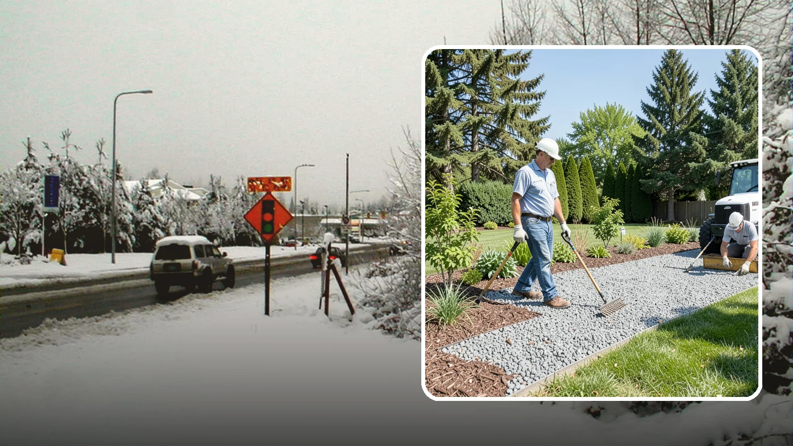 Gravel Mulch Installation in Newcastle, King County, WA - We install decorative gravel mulch for a clean, permanent ground cover that never needs annual replacement.