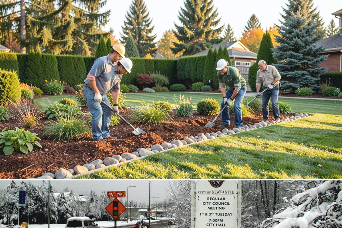 Gravel Mulch Installation in Newcastle, King County, WA - Gravel can be installed any time of year, but dry summer windows in the Northwest make grading and fabric work cleaner and faster.