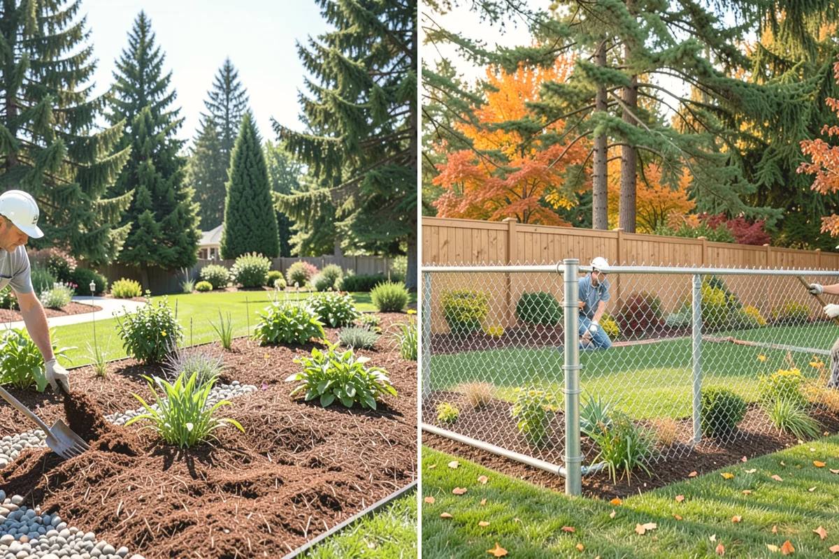 Gravel Mulch Installation in North Bend, King County, WA - Review the design and select stone size and color for the space