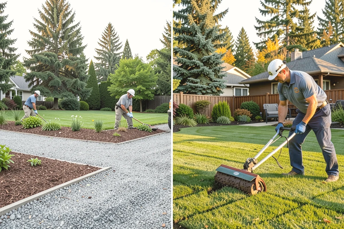 Gravel Mulch Installation in Oak Harbor, Island County, WA - Review the design and select stone size and color for the space