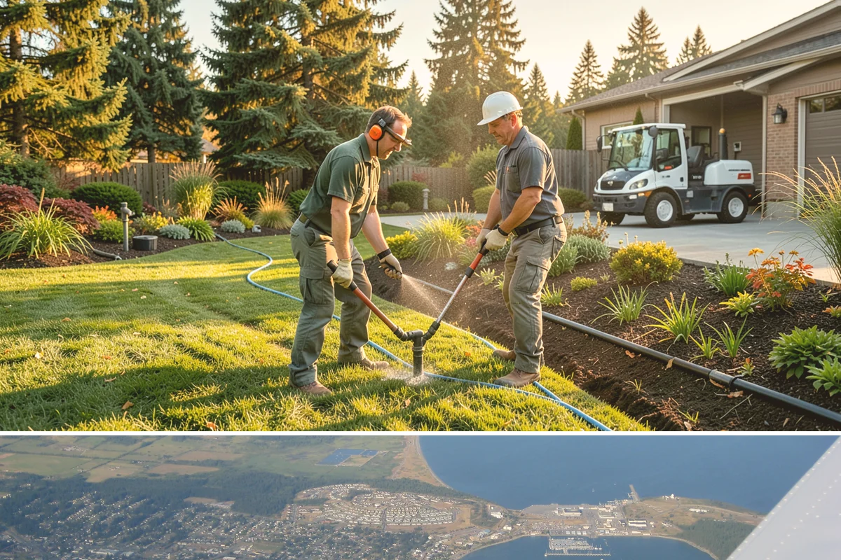 Gravel Mulch Installation in Oak Harbor, Island County, WA - Gravel can be installed any time of year, but dry summer windows in the Northwest make grading and fabric work cleaner and faster.