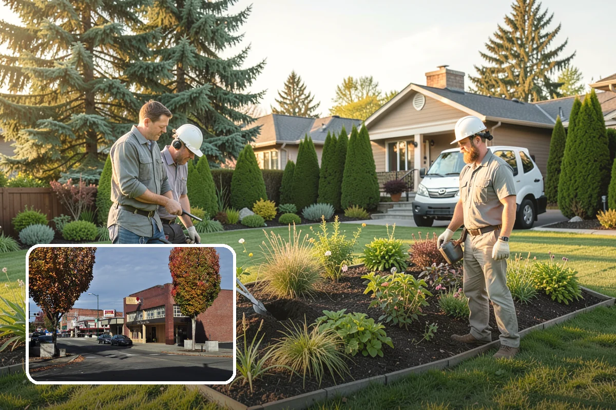 Gravel Mulch Installation in Puyallup, Pierce County, WA - Permanent ground cover that never needs yearly replacement