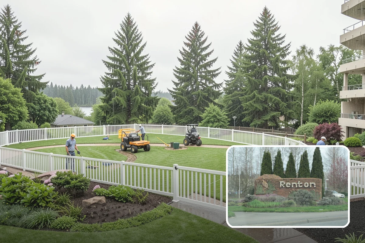 Gravel Mulch Installation in Renton, King County, WA - Permanent ground cover that never needs yearly replacement