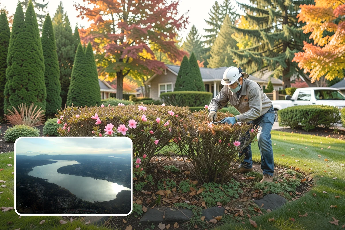 Gravel Mulch Installation in Sammamish, King County, WA - Permanent ground cover that never needs yearly replacement