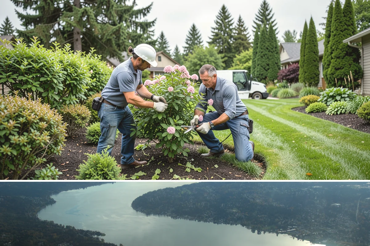 Gravel Mulch Installation in Sammamish, King County, WA - Gravel can be installed any time of year, but dry summer windows in the Northwest make grading and fabric work cleaner and faster.