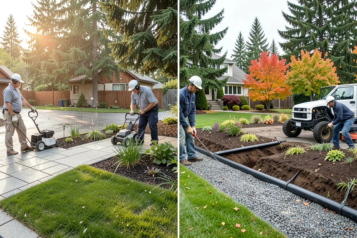 Gravel Mulch Installation in SeaTac, King County, WA - Review the design and select stone size and color for the space
