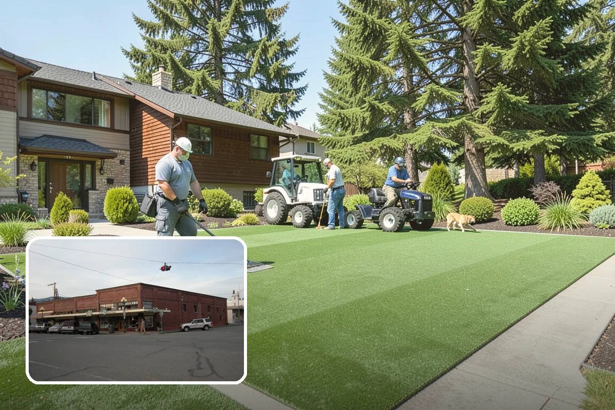 Gravel Mulch Installation in Sedro-Woolley, Skagit County, WA - Permanent ground cover that never needs yearly replacement