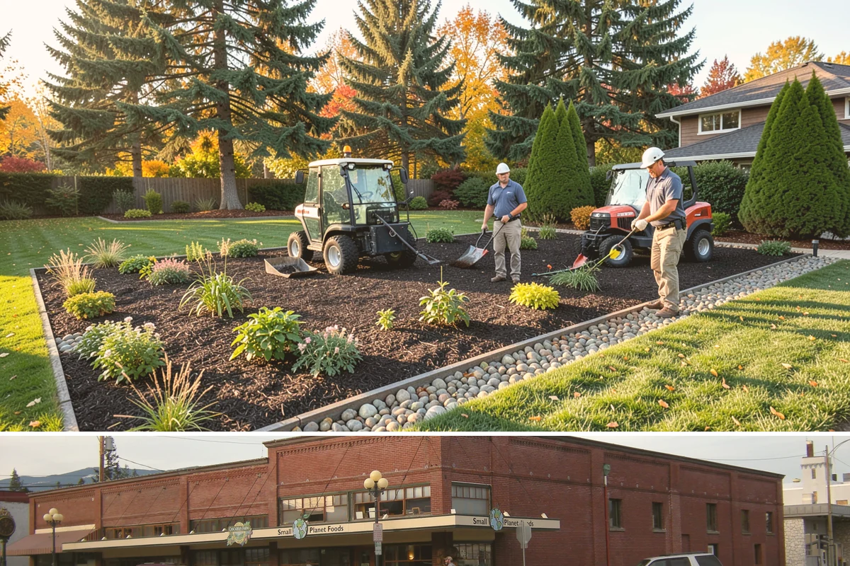 Gravel Mulch Installation in Sedro-Woolley, Skagit County, WA - Gravel can be installed any time of year, but dry summer windows in the Northwest make grading and fabric work cleaner and faster.