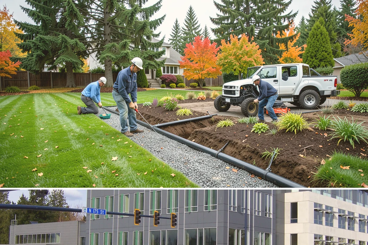 Gravel Mulch Installation in Shoreline, King County, WA - Gravel can be installed any time of year, but dry summer windows in the Northwest make grading and fabric work cleaner and faster.