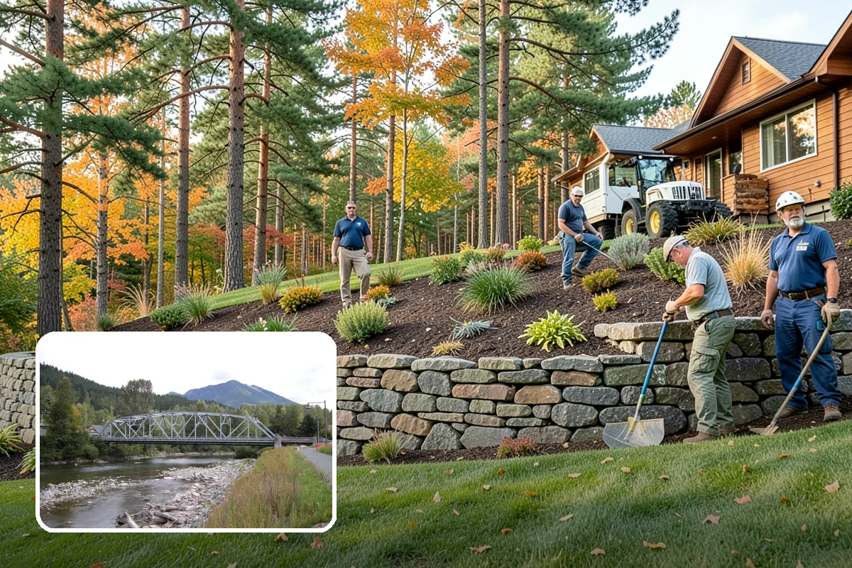Gravel Mulch Installation in Skykomish, King County, WA - Permanent ground cover that never needs yearly replacement