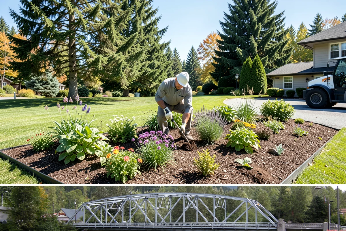 Gravel Mulch Installation in Skykomish, King County, WA - Gravel can be installed any time of year, but dry summer windows in the Northwest make grading and fabric work cleaner and faster.