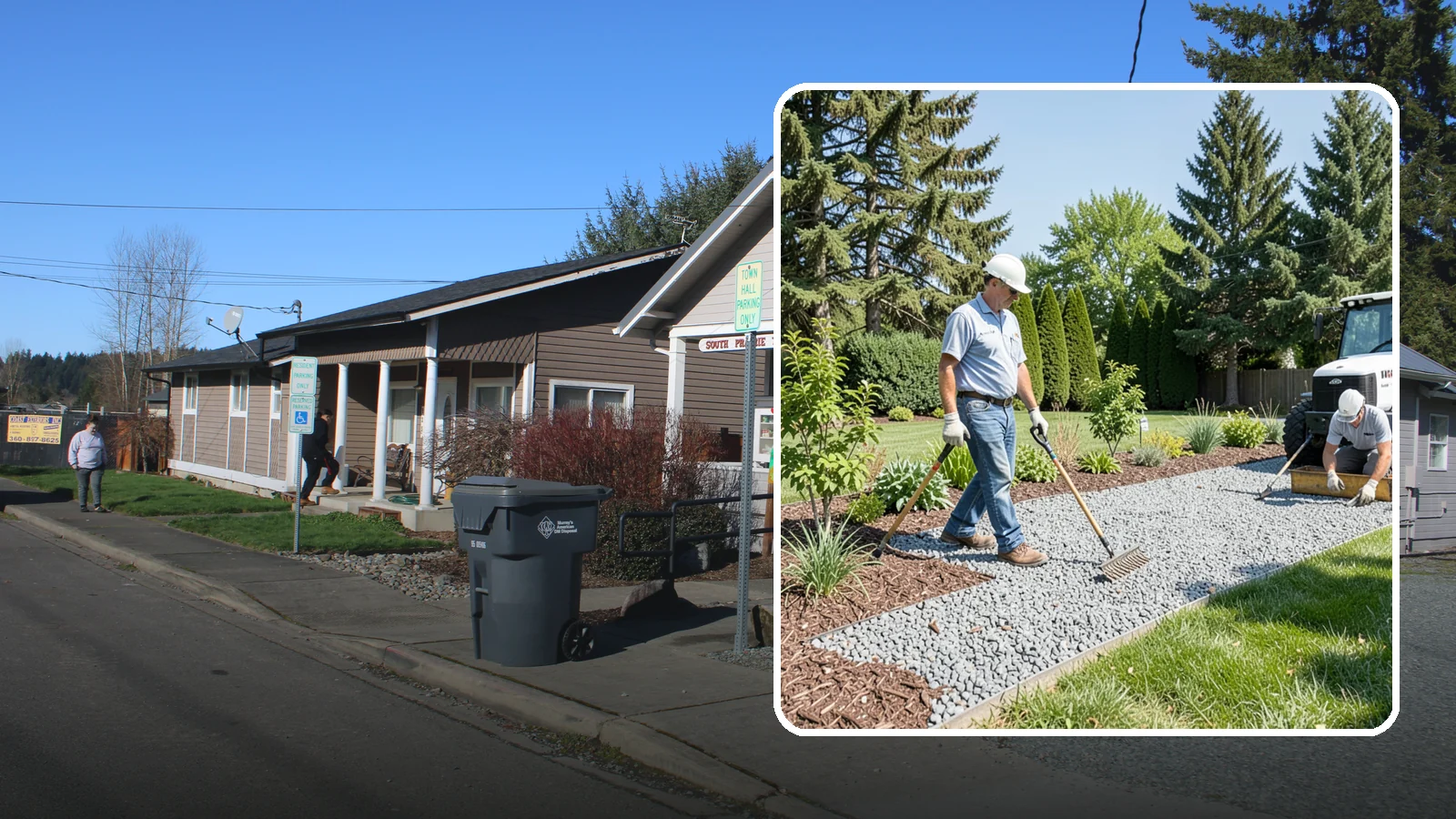 Gravel Mulch Installation in South Prairie, Pierce County, WA - We install decorative gravel mulch for a clean, permanent ground cover that never needs annual replacement.