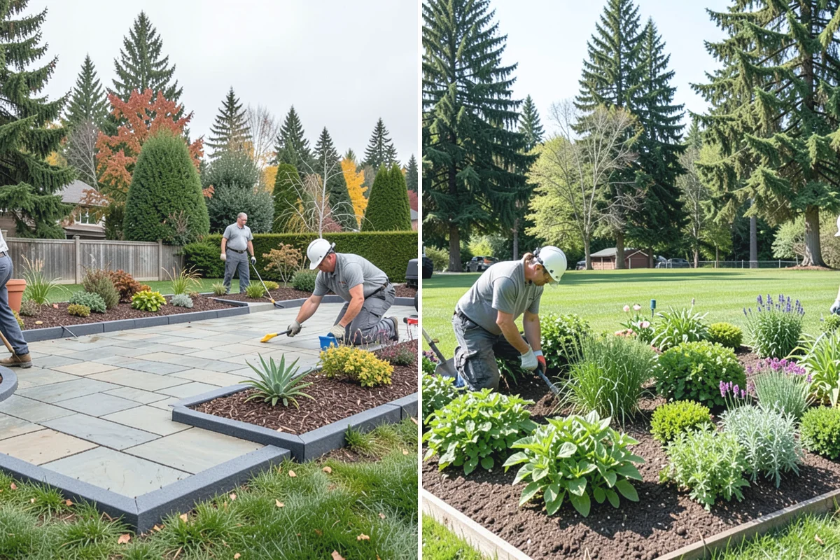 Gravel Mulch Installation in South Prairie, Pierce County, WA - Review the design and select stone size and color for the space