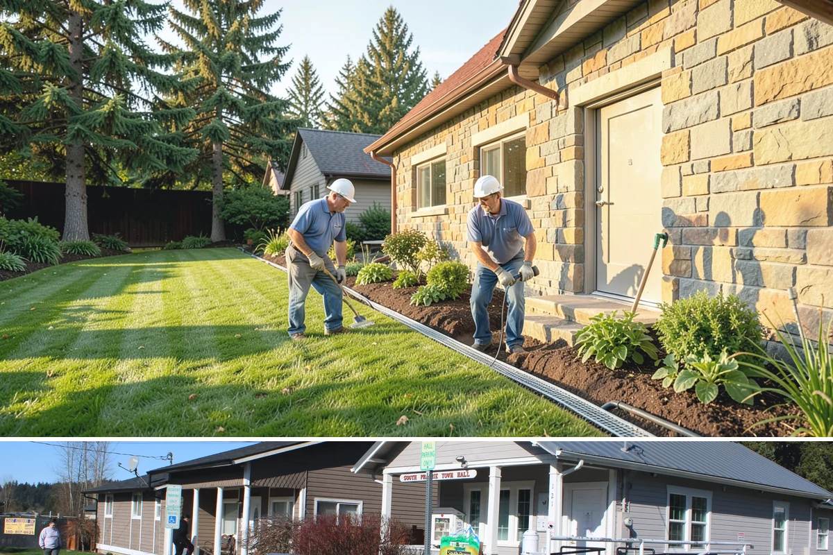 Gravel Mulch Installation in South Prairie, Pierce County, WA - Gravel can be installed any time of year, but dry summer windows in the Northwest make grading and fabric work cleaner and faster.