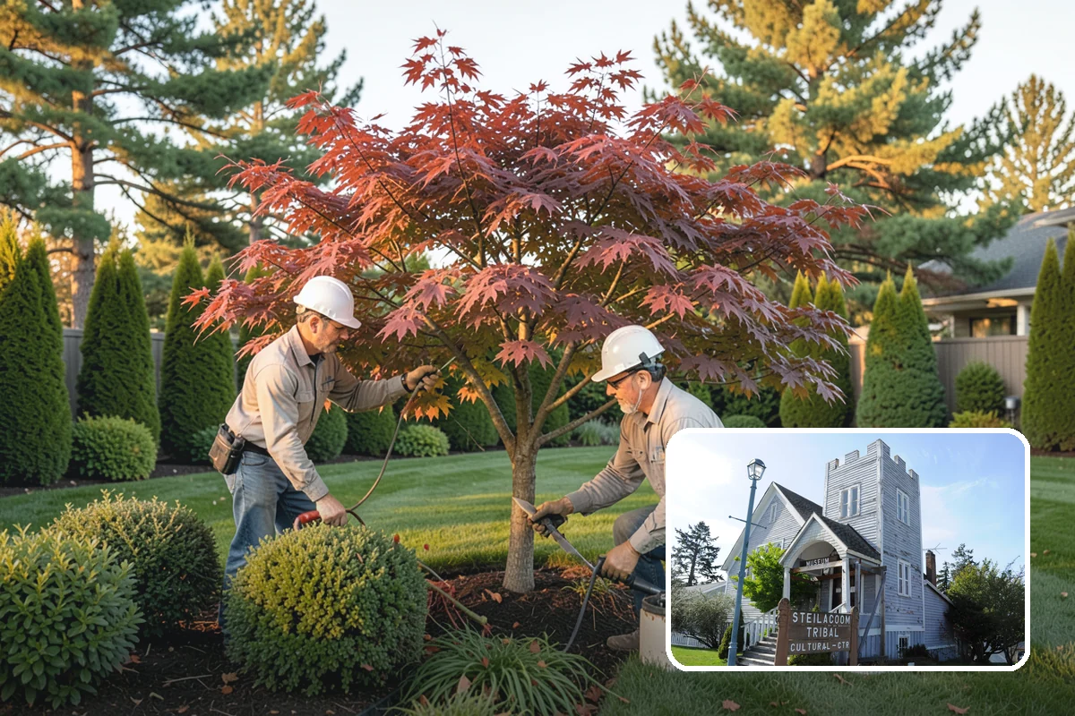 Gravel Mulch Installation in Steilacoom, Pierce County, WA - Permanent ground cover that never needs yearly replacement