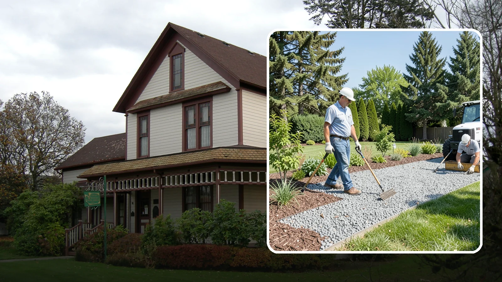 Gravel Mulch Installation in Sumner, Pierce County, WA - We install decorative gravel mulch for a clean, permanent ground cover that never needs annual replacement.