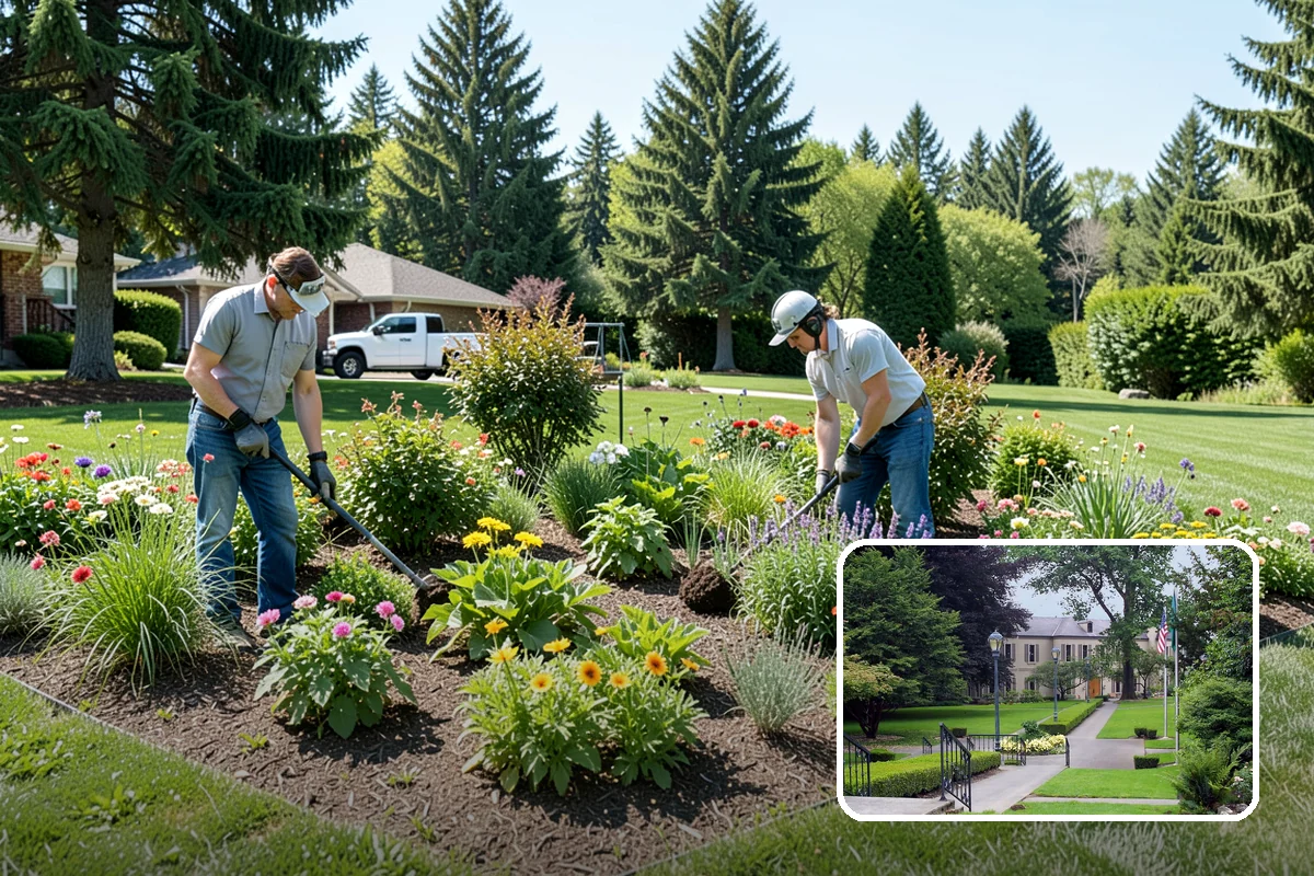 Gravel Mulch Installation in Woodinville, King County, WA - Permanent ground cover that never needs yearly replacement