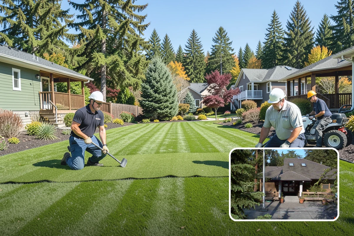 Gravel Mulch Installation in Yarrow Point, King County, WA - Permanent ground cover that never needs yearly replacement