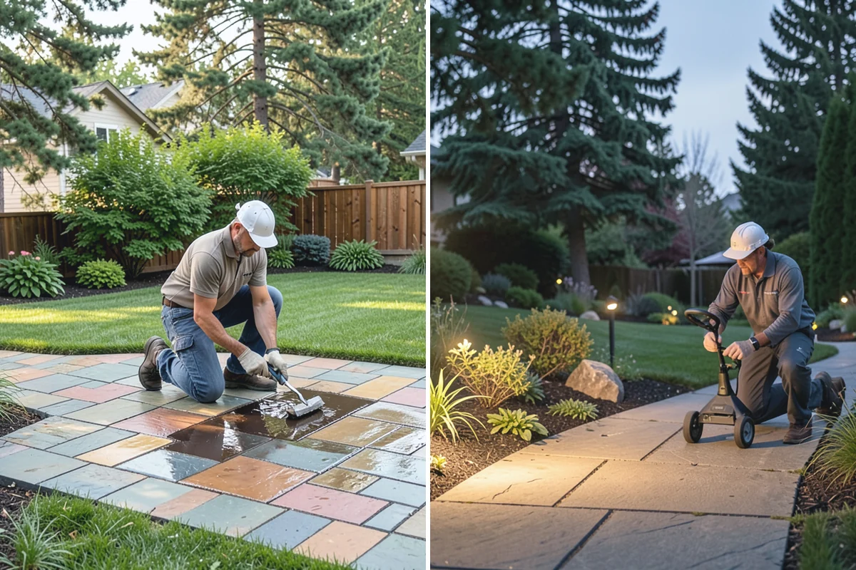 Gravel Pathway Installation in Beaux Arts Village, King County, WA - Excavate the pathway and remove soft or organic soil