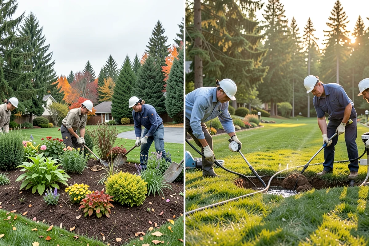 Gravel Pathway Installation in Concrete, Skagit County, WA - Excavate the pathway and remove soft or organic soil