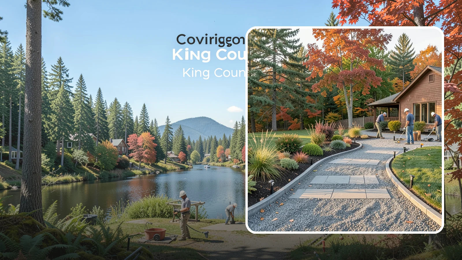 Gravel Pathway Installation in Covington, King County, WA - Durable, well-drained gravel walkways built to handle Northwest rain and foot traffic.