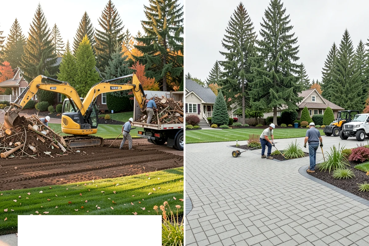 Gravel Pathway Installation in Gig Harbor, Pierce County, WA - Excavate the pathway and remove soft or organic soil