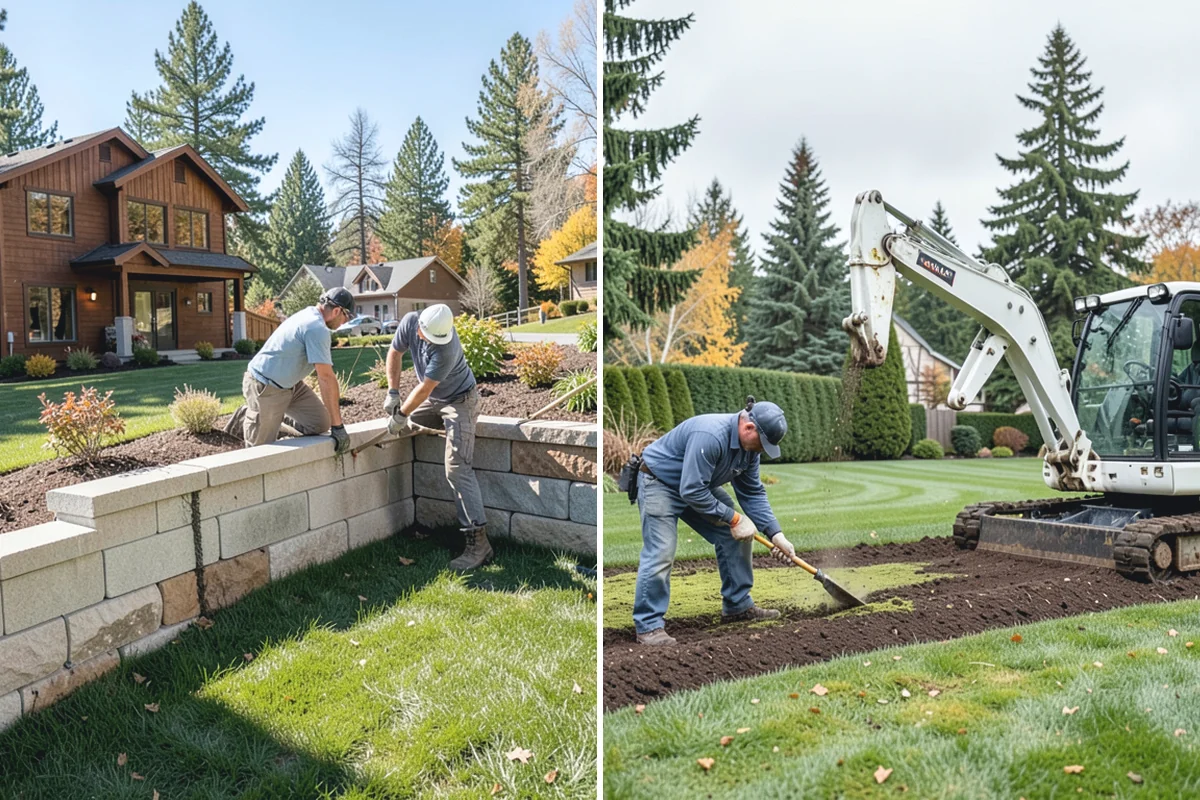 Gravel Pathway Installation in Gold Bar, Snohomish County, WA - Excavate the pathway and remove soft or organic soil
