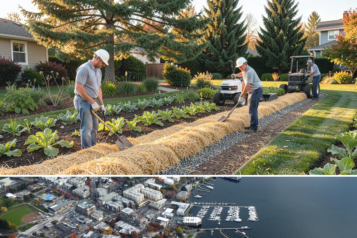 Gravel Pathway Installation in Kirkland, King County, WA - Build in the drier spring-through-fall window when the base can be compacted properly before winter rains test the drainage.