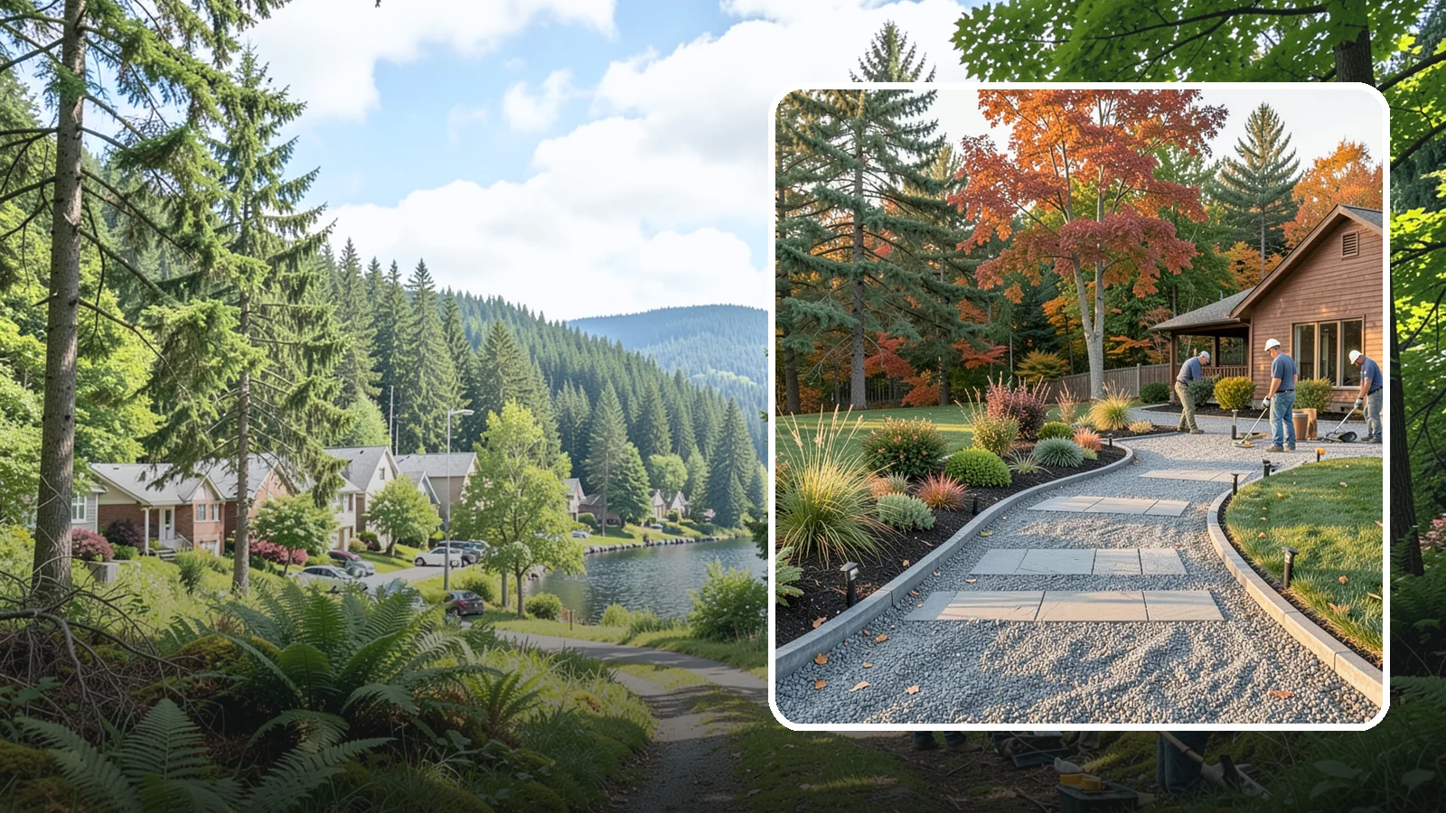 Gravel Pathway Installation in Lake Forest Park, King County, WA - Durable, well-drained gravel walkways built to handle Northwest rain and foot traffic.