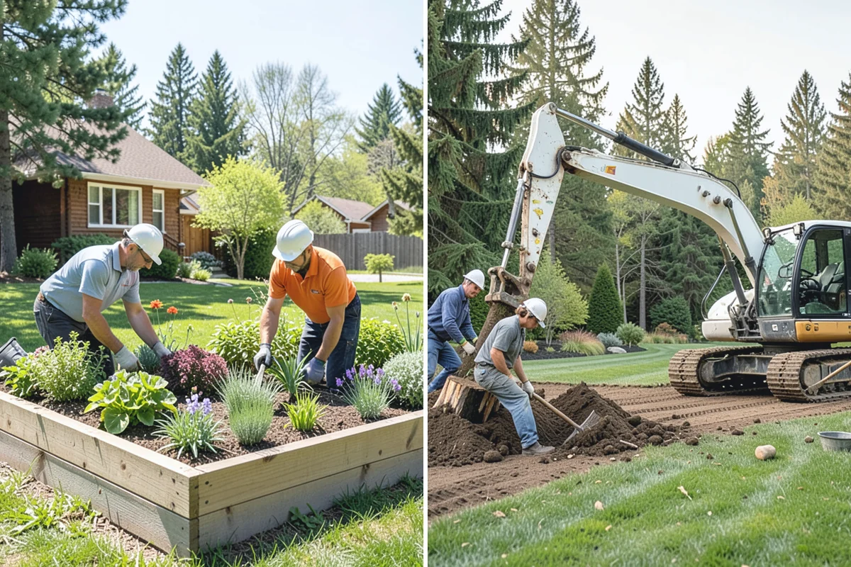 Gravel Pathway Installation in Woodinville, King County, WA - Excavate the pathway and remove soft or organic soil