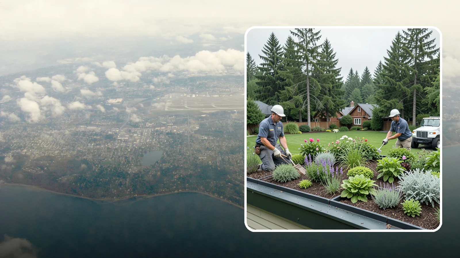 Green Roof Installation in Burien, King County, WA - Living green roofs that insulate, manage stormwater, and turn rooftops into planted, sustainable space.