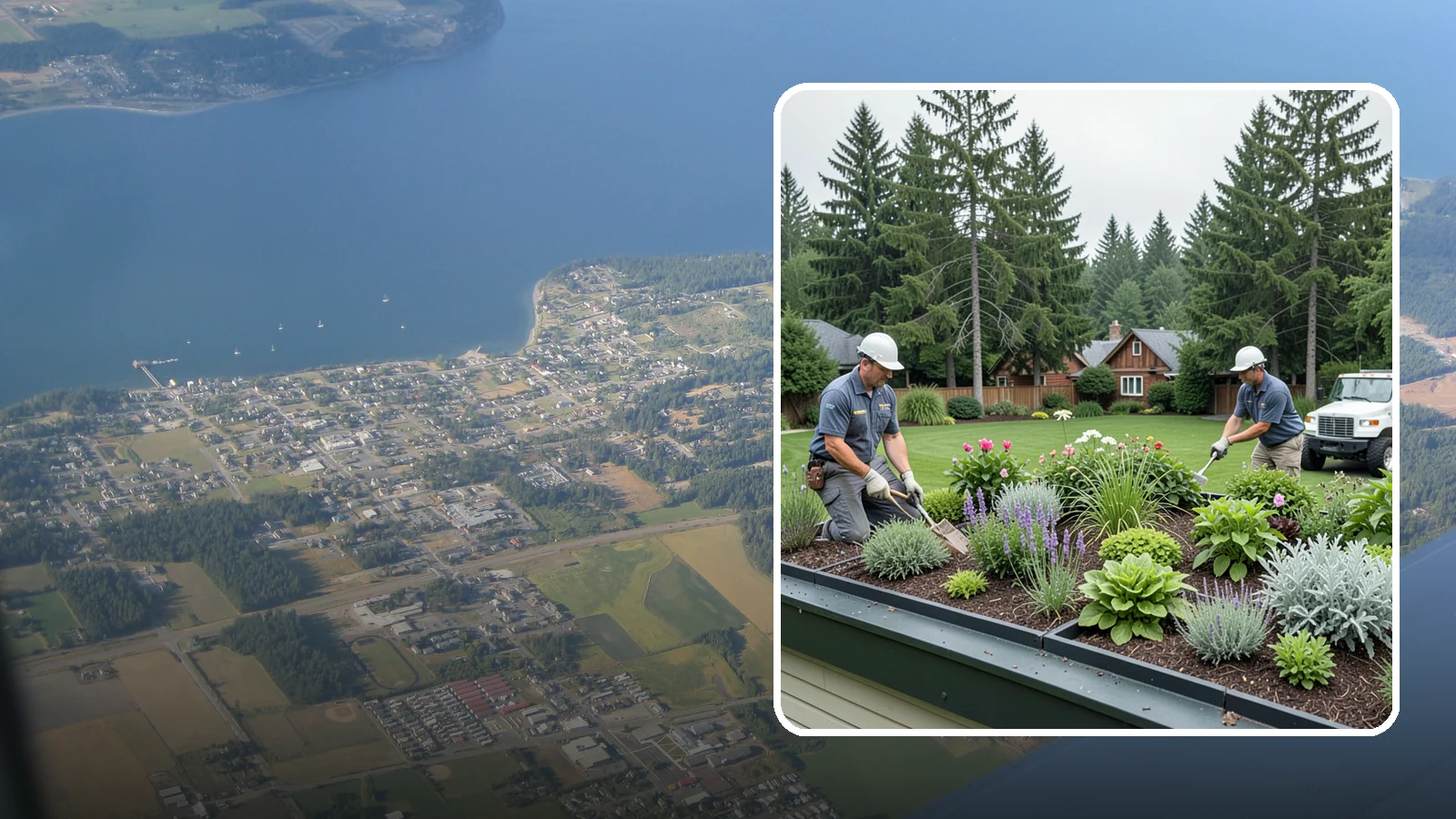 Green Roof Installation in Coupeville, Island County, WA - Living green roofs that insulate, manage stormwater, and turn rooftops into planted, sustainable space.