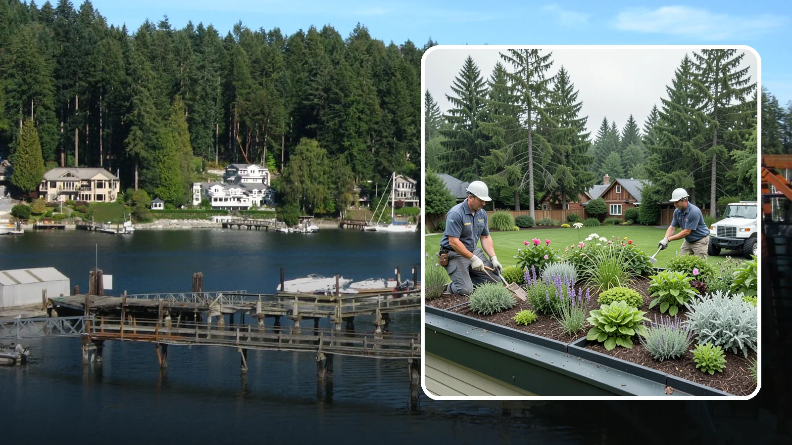 Green Roof Installation in Gig Harbor, Pierce County, WA - Living green roofs that insulate, manage stormwater, and turn rooftops into planted, sustainable space.